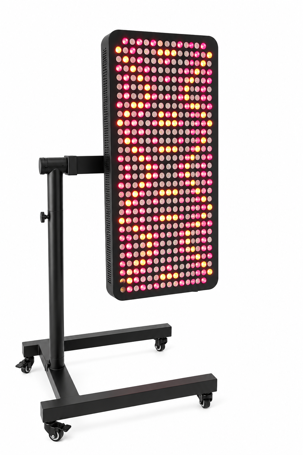 Piri Power ALL2250 red light therapy panel on stand